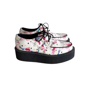 T.U.K Hello Kitty Sanrio Toys Mondo A8888 Creeper Platform Shoes size 6